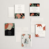 "Kota" - Wedding Invitations in Onyx by Nazia Hyder - Invitation Suite