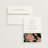 "Kota" - Wedding Invitations in Onyx by Nazia Hyder - Invitation with Envelope