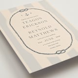 "nautical nuptials" - Wedding Invitations in Sea Breeze by Rebecca Durflinger - Detail