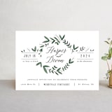"Floral Wreath" - Wedding Invitations in Fresh by Kelly Schmidt - Front