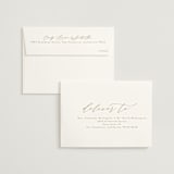 "Napa" - Wedding Invitations in Golden by Kelly Schmidt - FREE Recipient Addressing