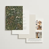 "Ellsworth" - Wedding Invitations in Natural by Jennifer Wick - Back of Card Options