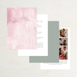 "Serenata" - Wedding Invitations in Sage by Petra Kern - Back of Card Options