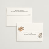 "leaf contour" - Wedding Invitations in Natural by Susan Zinader - FREE Recipient Addressing