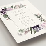 "Garden Stroll" - Wedding Invitations in Lilac by Creo Study - Detail