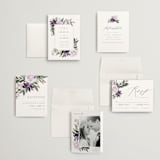 "Garden Stroll" - Wedding Invitations in Lilac by Creo Study - Invitation Suite