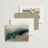 "Sunset Waves" - Wedding Invitations in Marine by Nicoletta Savod - Back of Card Options