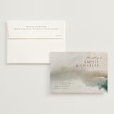 "Sunset Waves" - Wedding Invitations in Marine by Nicoletta Savod - Invitation with Envelope