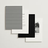 "Story Line" - Wedding Invitations in Snow by Kimberly FitzSimons - Back of Card Options