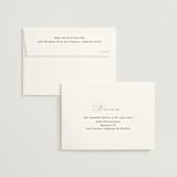 "Story Line" - Wedding Invitations in Snow by Kimberly FitzSimons - FREE Recipient Addressing