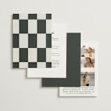 "Flynn" - Wedding Invitations in Ash by Kelly Watkins - Back of Card Options