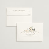 "Swept Away" - Wedding Invitations in Petal by Leah Bisch - FREE Recipient Addressing