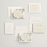 "Swept Away" - Wedding Invitations in Petal by Leah Bisch - Invitation Suite