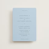 "Tarte Tatin" - Wedding Invitations in Sky by Blustery August - Front