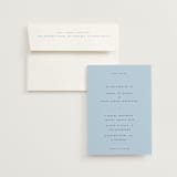 "Tarte Tatin" - Wedding Invitations in Sky by Blustery August - Invitation with Envelope