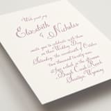 "Lavender Dreams" - Wedding Invitations in Lilac Dreams by Design Lotus - Detail