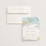 "My tenderness" - Wedding Invitations in Topaz by Helen Halik - Invitation with Envelope
