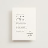 "Everything Love" - Wedding Invitations in Ebony by Louise Kay - Front