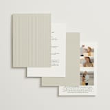 "Everything Love" - Wedding Invitations in Ebony by Louise Kay - Back of Card Options