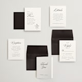 "Everything Love" - Wedding Invitations in Ebony by Louise Kay - Invitation Suite