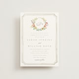 "Chelsea" - Wedding Invitations in Hibiscus by Everett Paper Goods - Front
