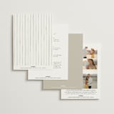 "Chelsea" - Wedding Invitations in Hibiscus by Everett Paper Goods - Back of Card Options