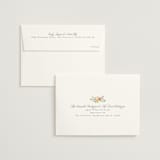 "Chelsea" - Wedding Invitations in Hibiscus by Everett Paper Goods - FREE Recipient Addressing