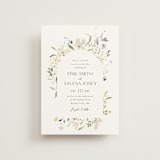 "Aster" - Wedding Invitations in Garden by Itsy Belle Studio - Front
