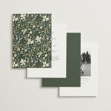 "Aster" - Wedding Invitations in Garden by Itsy Belle Studio - Back of Card Options