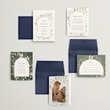 "Aster" - Wedding Invitations in Garden by Itsy Belle Studio - Invitation Suite