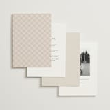 "Salted" - Wedding Invitations in Blush by Pixel and Hank - Back of Card Options