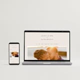 "Salted" - Wedding Invitations in Blush by Pixel and Hank - FREE Wedding Website