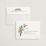 "Charming" - Wedding Invitations in Almond by GeekInk Design - FREE Recipient Addressing
