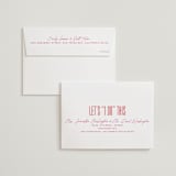 "Pop Romance" - Wedding Invitations in Fruit Punch by Ashley DeMeyere - FREE Recipient Addressing
