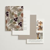 "Autumnal" - Wedding Invitations in Natural by Alethea and Ruth - Back of Card Options