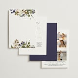 "Pressed Garden" - Wedding Invitations in Fall by Grace Kreinbrink - Back of Card Options