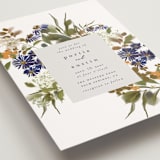 "Pressed Garden" - Wedding Invitations in Fall by Grace Kreinbrink - Detail