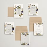 "Pressed Garden" - Wedding Invitations in Fall by Grace Kreinbrink - Invitation Suite