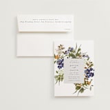 "Pressed Garden" - Wedding Invitations in Fall by Grace Kreinbrink - Invitation with Envelope
