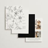 "legacy" - Wedding Invitations in Pure by Design Lotus - Back of Card Options