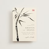 "Bambusa" - Wedding Invitations in Almond by Anastasia Makarova - Front