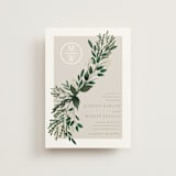 "Watermark" - Wedding Invitations in Cypress by Kaydi Bishop - Front