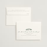 "Mountain Ridge" - Wedding Invitations in Pine by Amy Kross - FREE Recipient Addressing