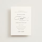 "Blancmange" - Wedding Invitations in Frost by chocomocacino - Front