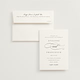"Blancmange" - Wedding Invitations in Frost by chocomocacino - Invitation with Envelope