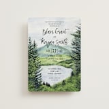 "Into the Woods" - Wedding Invitations in Forest by Elly - Front