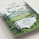 "Into the Woods" - Wedding Invitations in Forest by Elly - Detail