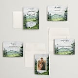 "Into the Woods" - Wedding Invitations in Forest by Elly - Invitation Suite