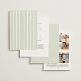 "Avalon" - Wedding Invitations in Chiffon by Everett Paper Goods - Back of Card Options