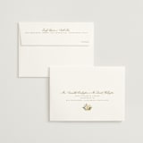"Avalon" - Wedding Invitations in Chiffon by Everett Paper Goods - FREE Recipient Addressing